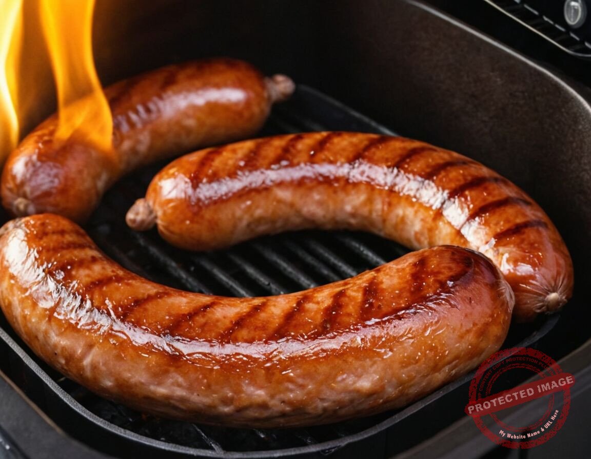 Perfekt gegarte Bratwurst sollte saftig sein - Wie lange braucht eine Bratwurst in der Heißluftfritteuse für das perfekte Grillvergnügen?